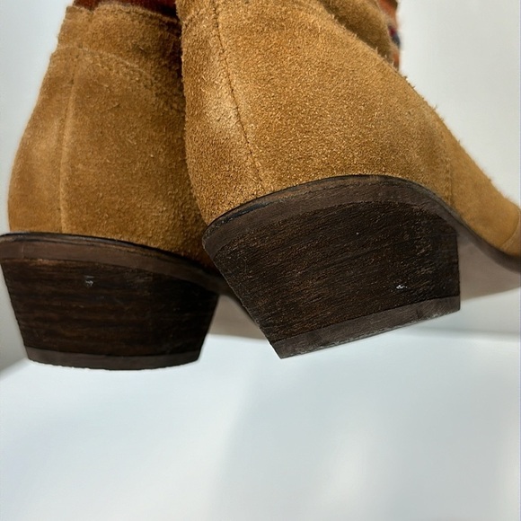 Fortress of Inca Suede Aztec Ankle Boots Size 6 - Picture 16 of 16